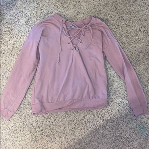 Charlotte Russe Tie Blouse